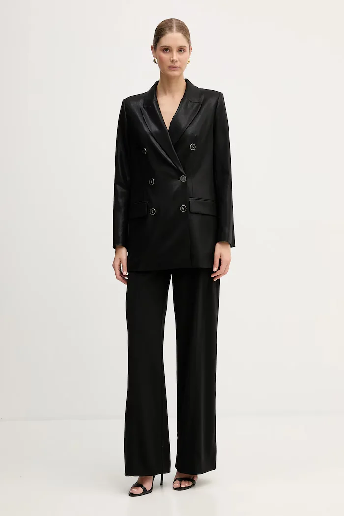Marciano by Guess Сако NORA в черно с двуредно закопчаване с изчистен дизайн 6RGN01 7401A