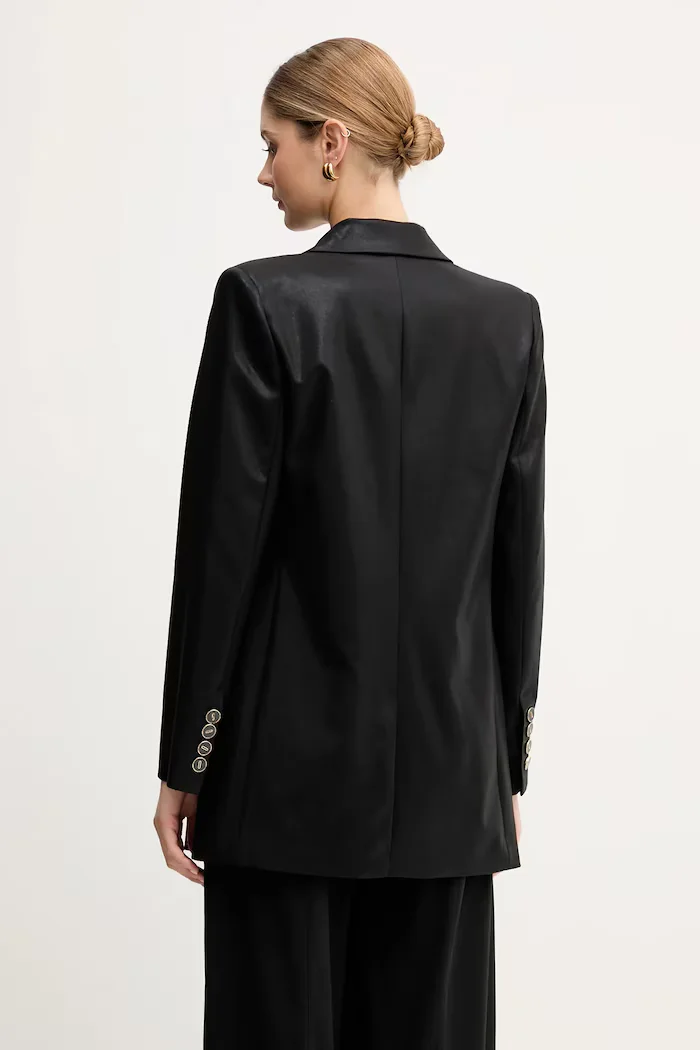 Marciano by Guess Сако NORA в черно с двуредно закопчаване с изчистен дизайн 6RGN01 7401A