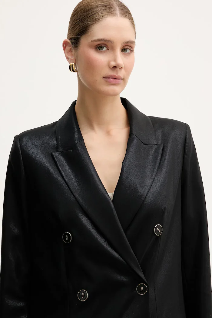 Marciano by Guess Сако NORA в черно с двуредно закопчаване с изчистен дизайн 6RGN01 7401A