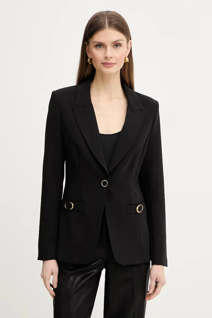 Marciano by Guess Сако ZAIRA в черно с едно копче с изчистен дизайн 6RGN03 7357A
