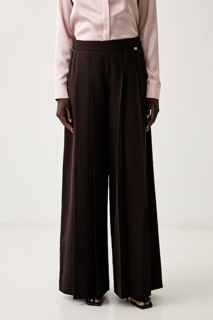Marciano by Guess широк панталон дамски KAMILA кафяв G6YB12 W3205