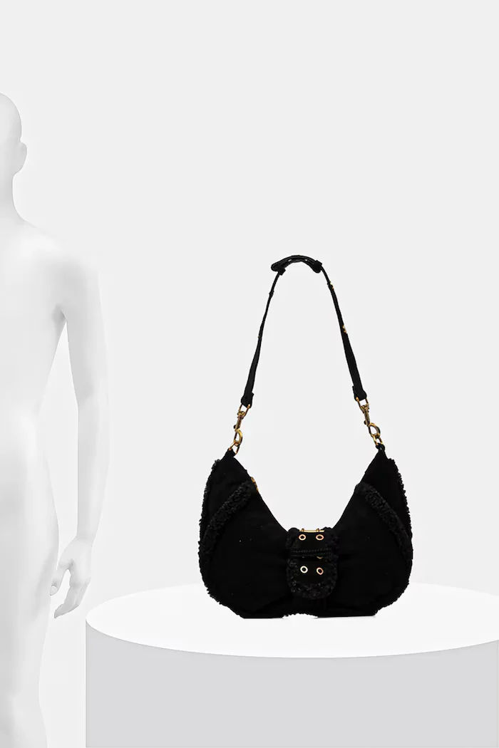 Marciano by Guess Велурена чанта в черно 5BGZ18 7412A