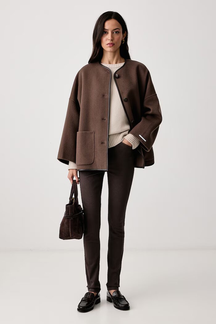 Marella дънки skinny дамски MLSCONDOR кафяви 2623136114200