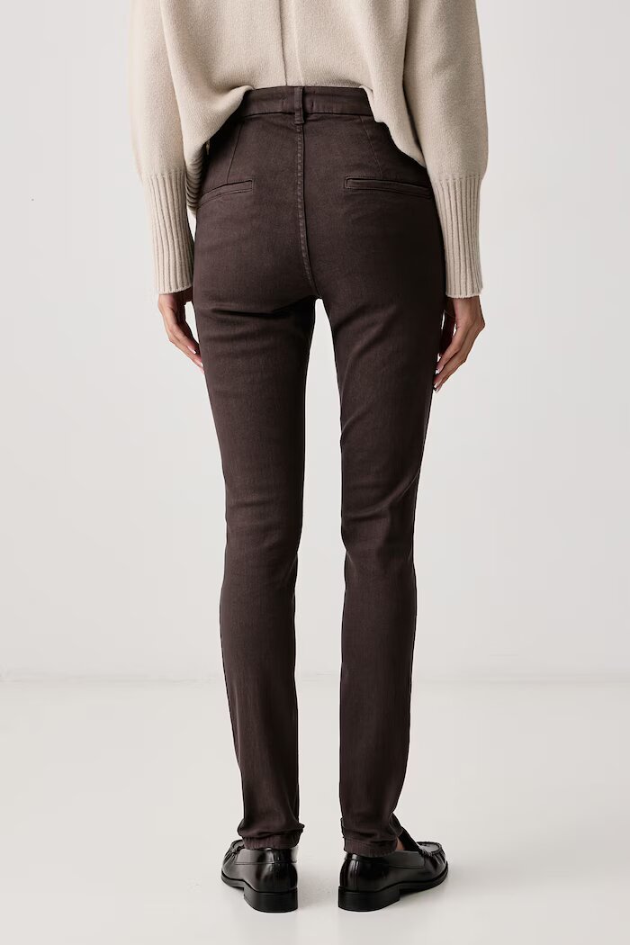 Marella дънки skinny дамски MLSCONDOR кафяви 2623136114200
