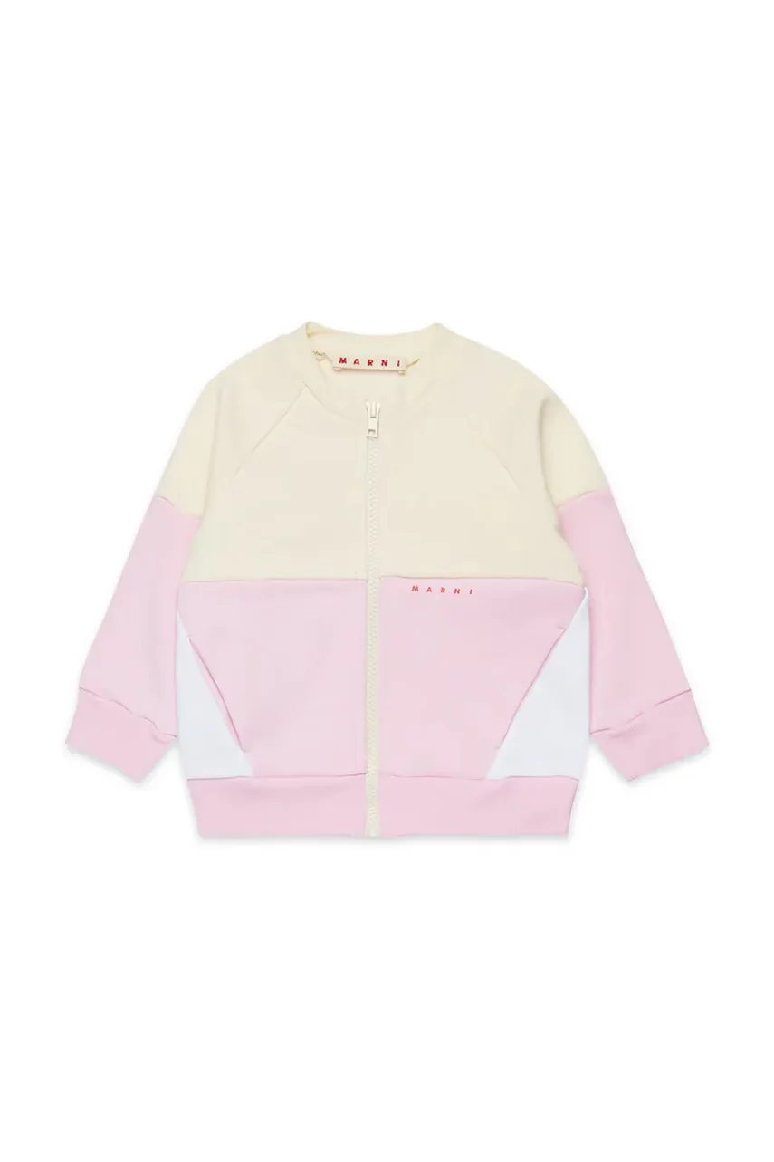 Marni Бебешки памучен суичър MS305B SWEAT-SHIRT