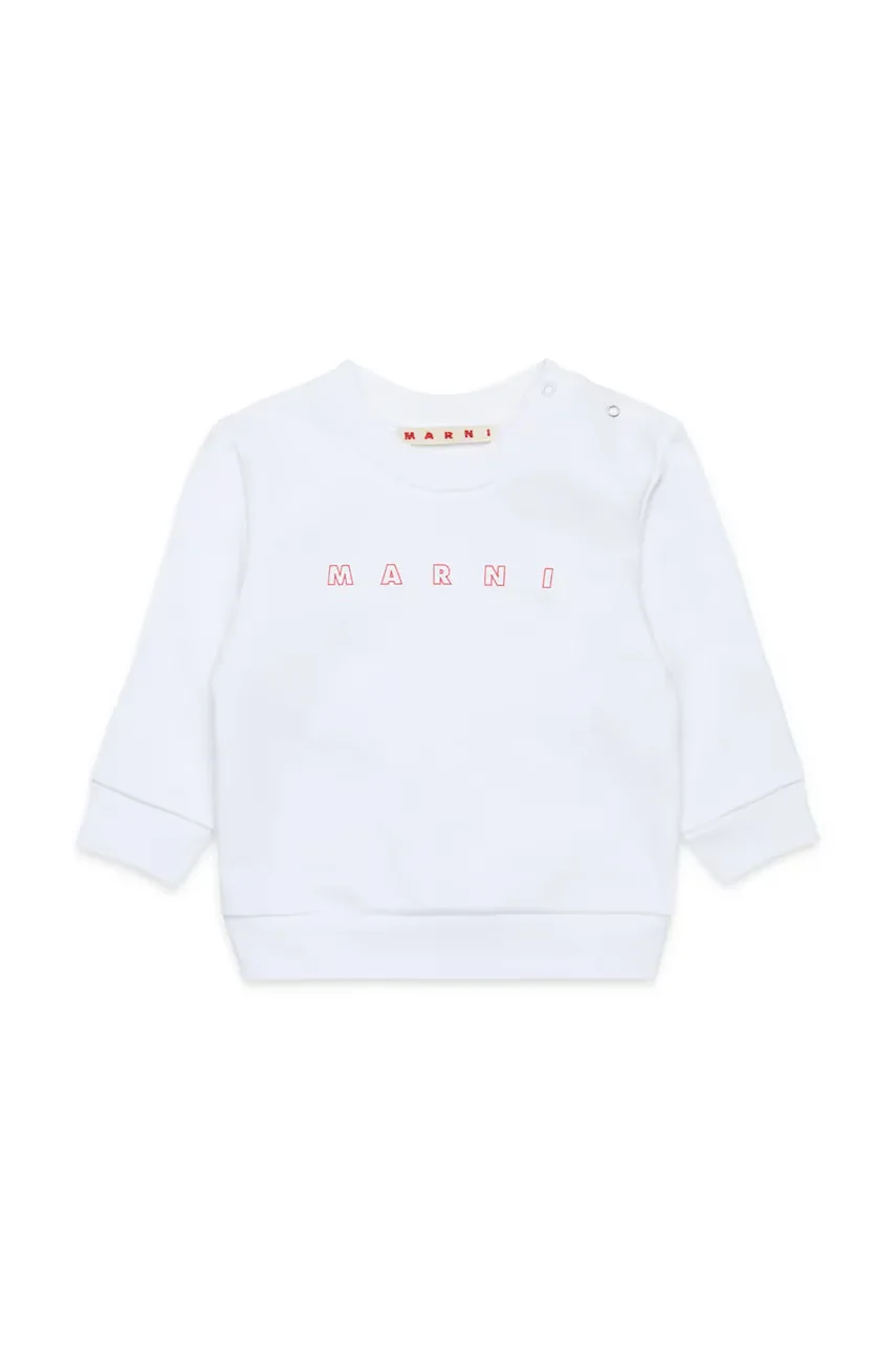 Marni Бебешки памучен суичър MS319B SWEAT-SHIRT