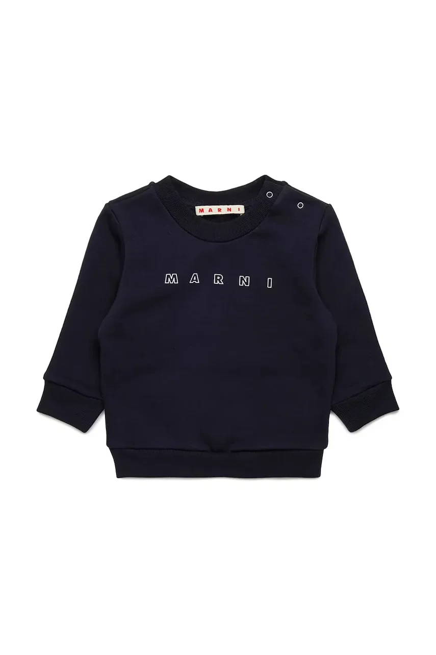 Marni Бебешки памучен суичър MS319B SWEAT-SHIRT