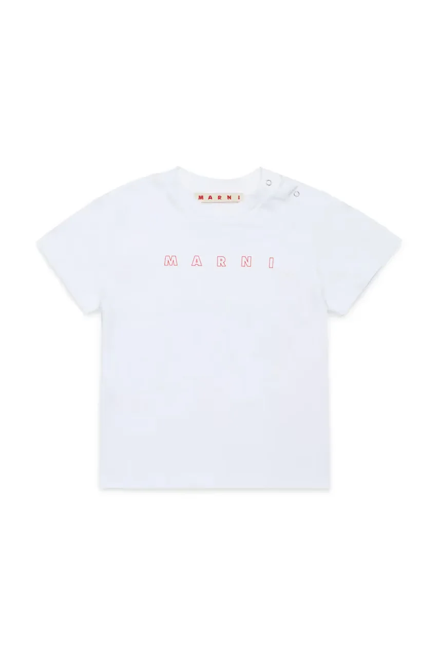 Marni Детска памучна тениска MT276B T-SHIRT