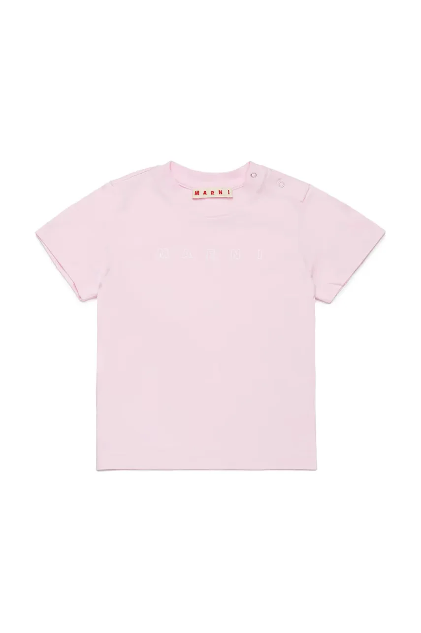 Marni Детска памучна тениска MT276B T-SHIRT