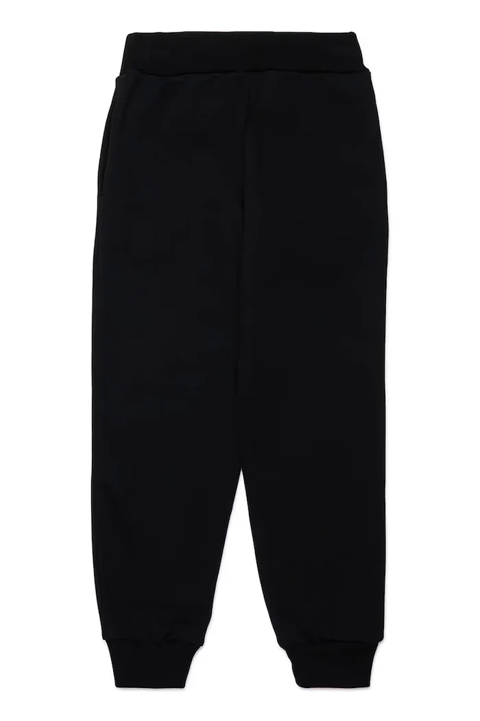 Marni Детски спортен панталон MP72U TROUSERS в черно с принт M01218