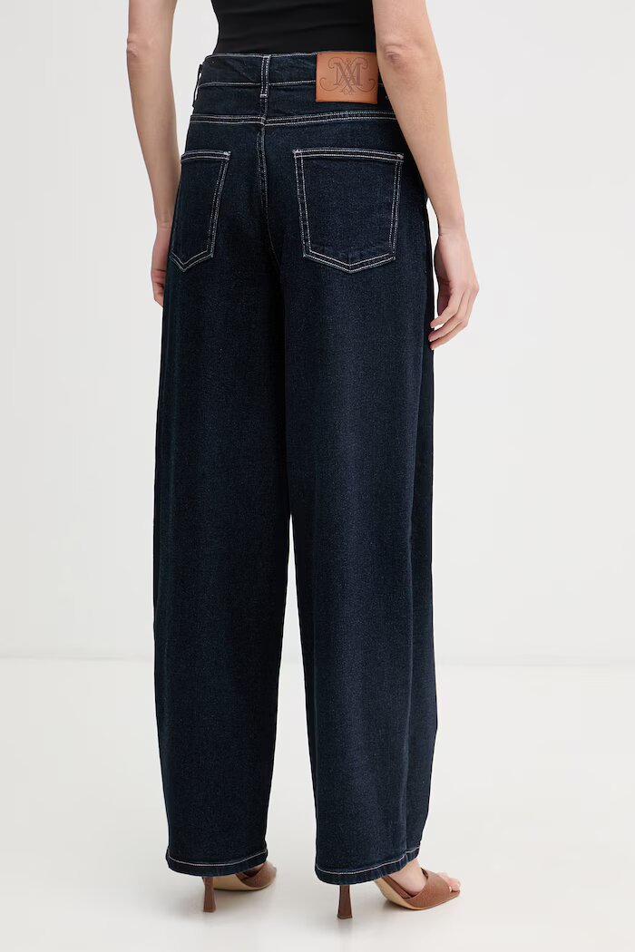 MAX&Co. дънки relaxed fit дамски MCOCRUSCA тъмносини 2616181013200