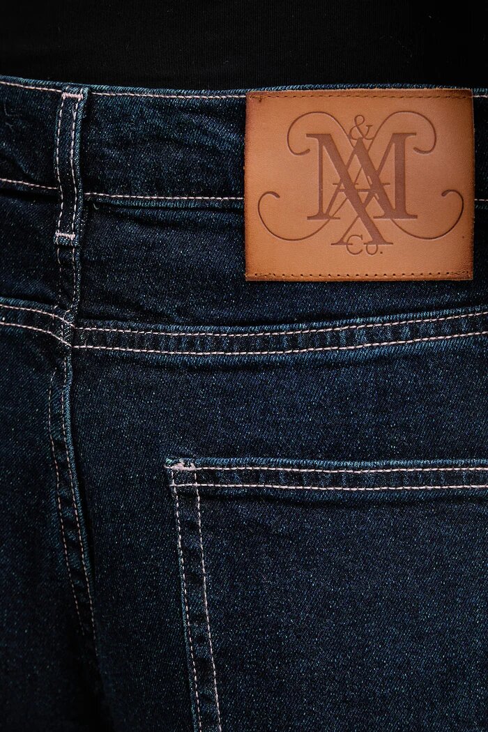 MAX&Co. дънки relaxed fit дамски MCOCRUSCA тъмносини 2616181013200