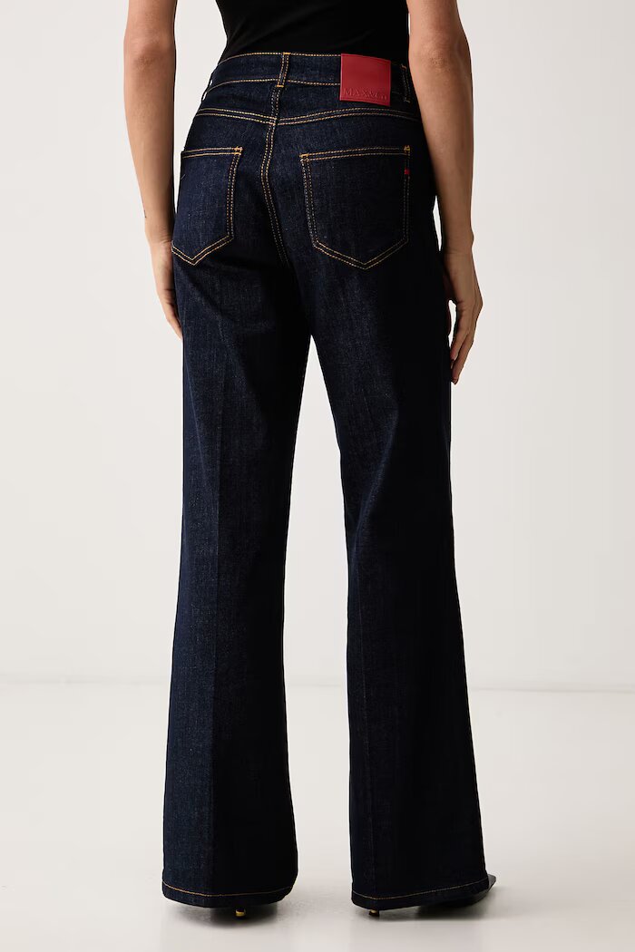 MAX&Co. дънки wide leg дамски ADITO тъмносини 2626186063200