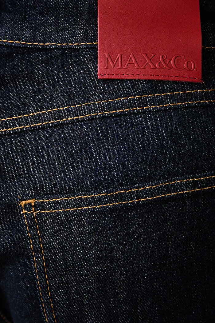 MAX&Co. дънки wide leg дамски ADITO тъмносини 2626186063200