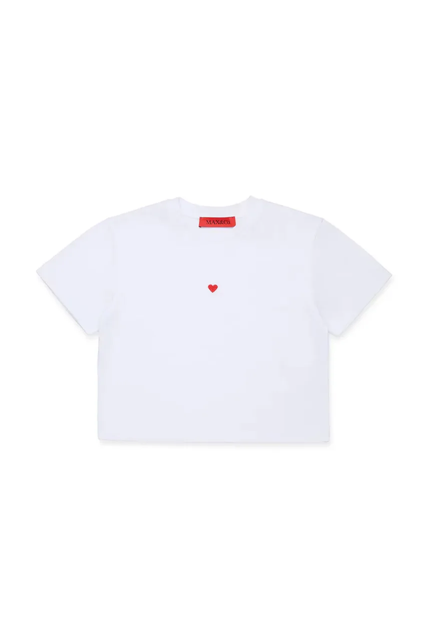 MAX&Co. Детска памучна тениска MAXT22F T-SHIRT