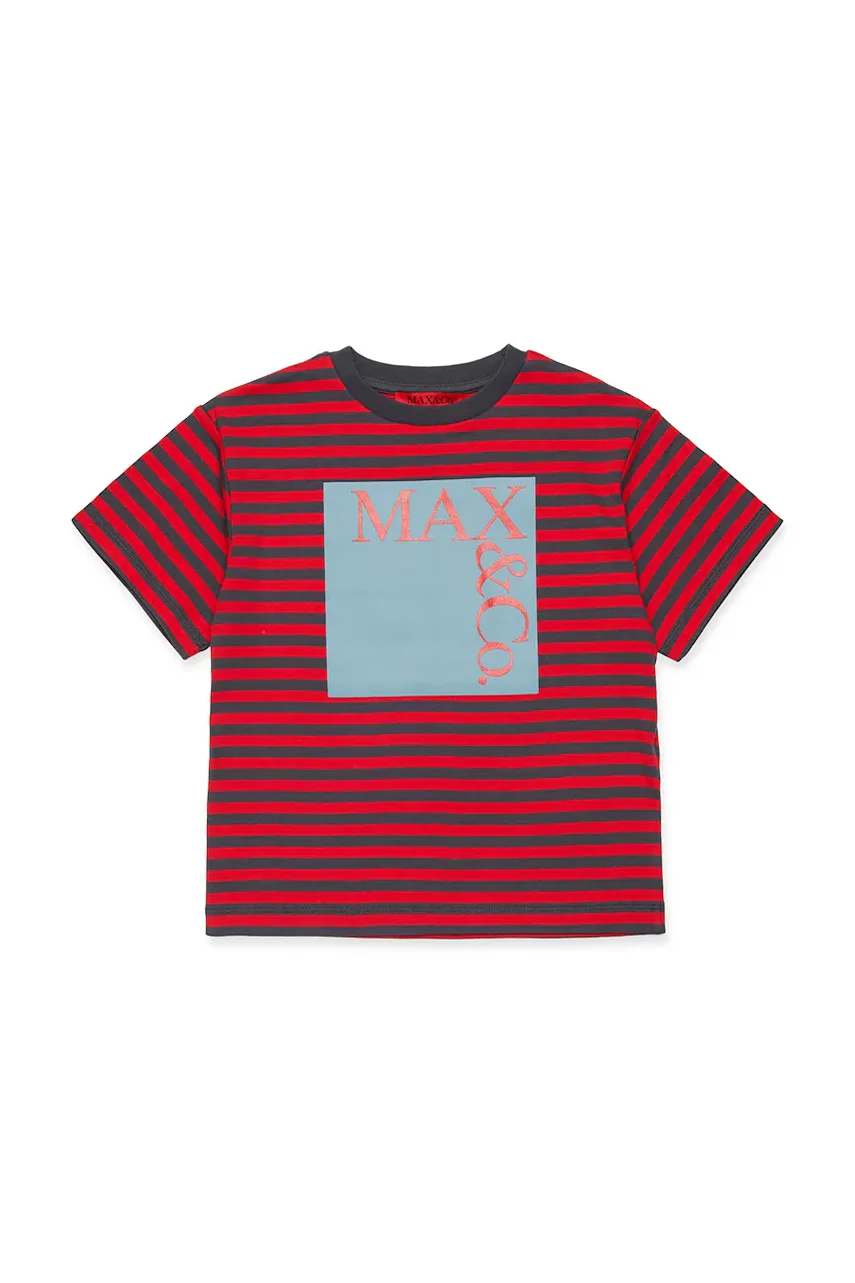 MAX&Co. Детска памучна тениска MAXT24F T-SHIRT