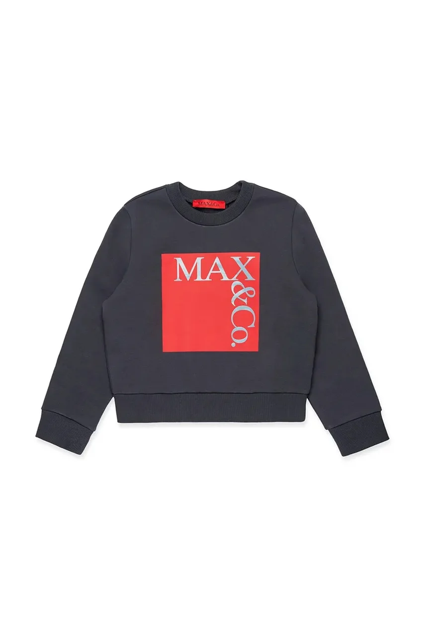 MAX&Co. Детски памучен суичър MAXS3F SWEAT-SHIRT