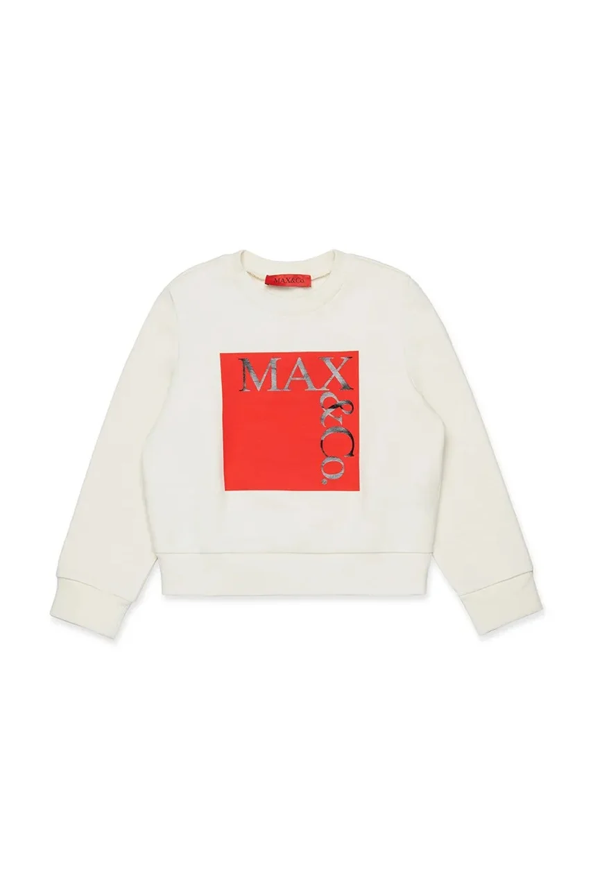 MAX&Co. Детски памучен суичър MAXS3F SWEAT-SHIRT