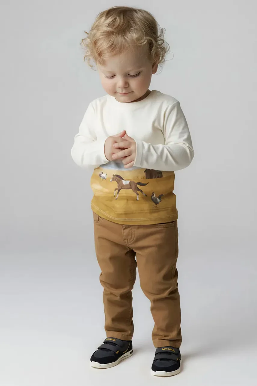 Mayoral Бебешки панталон slim fit basic