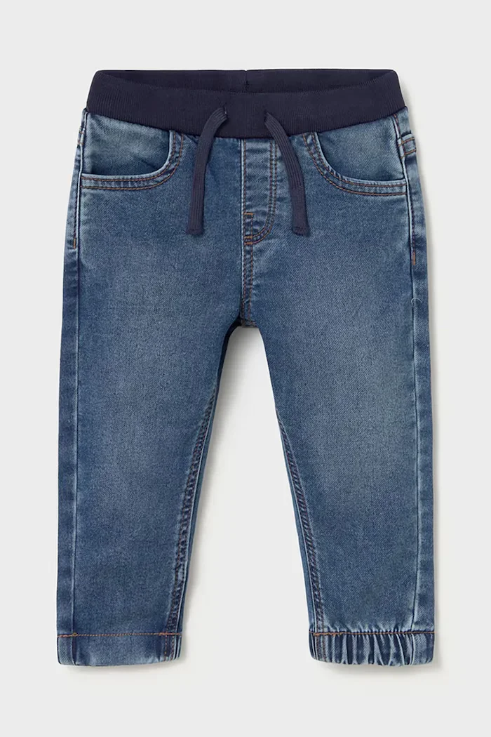 Mayoral дънки jogger за деца soft denim jogger сини 2543