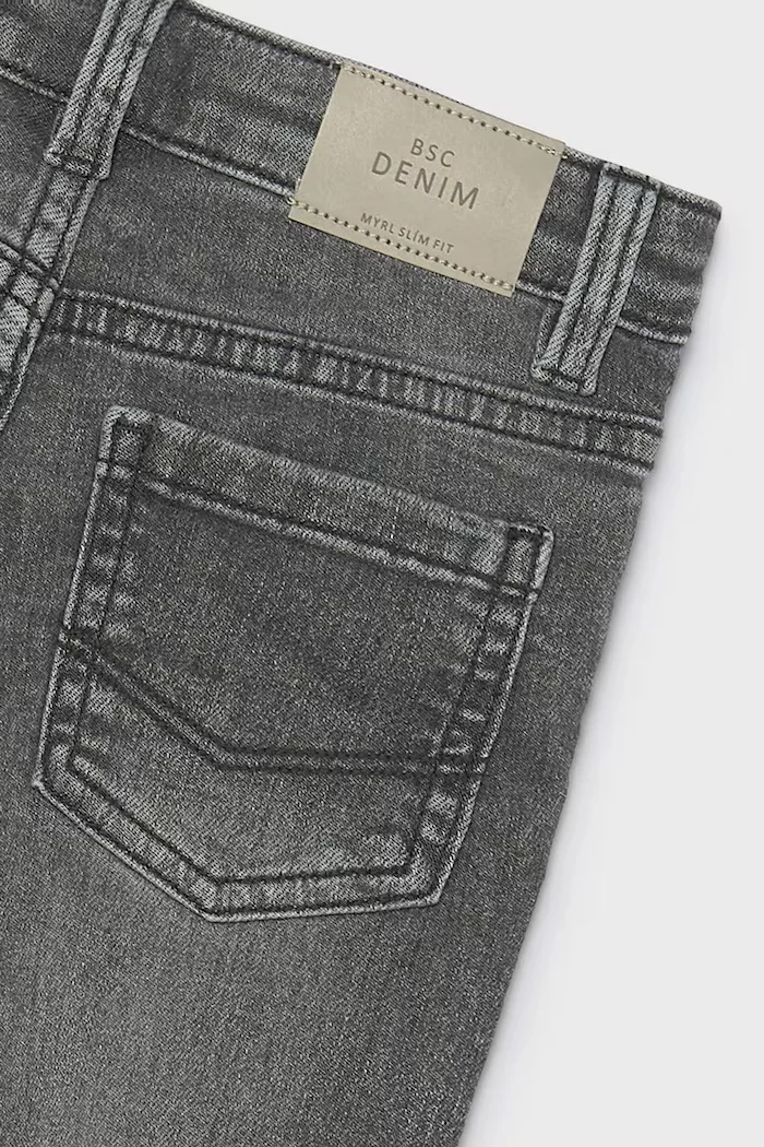 Mayoral дънки slim fit за деца slim fit basic черни 504
