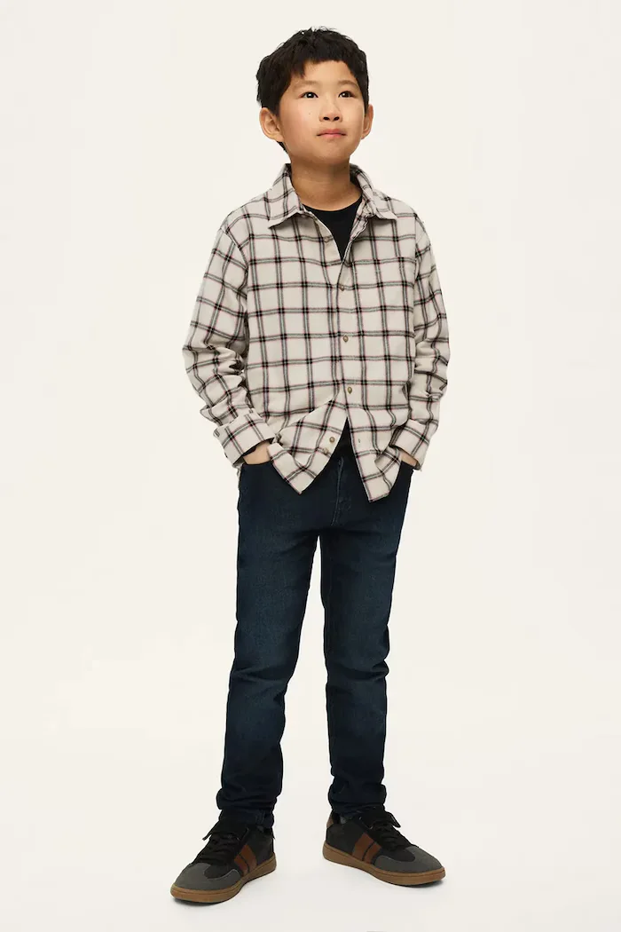 Mayoral дънки straight за деца soft denim тъмносини 7509