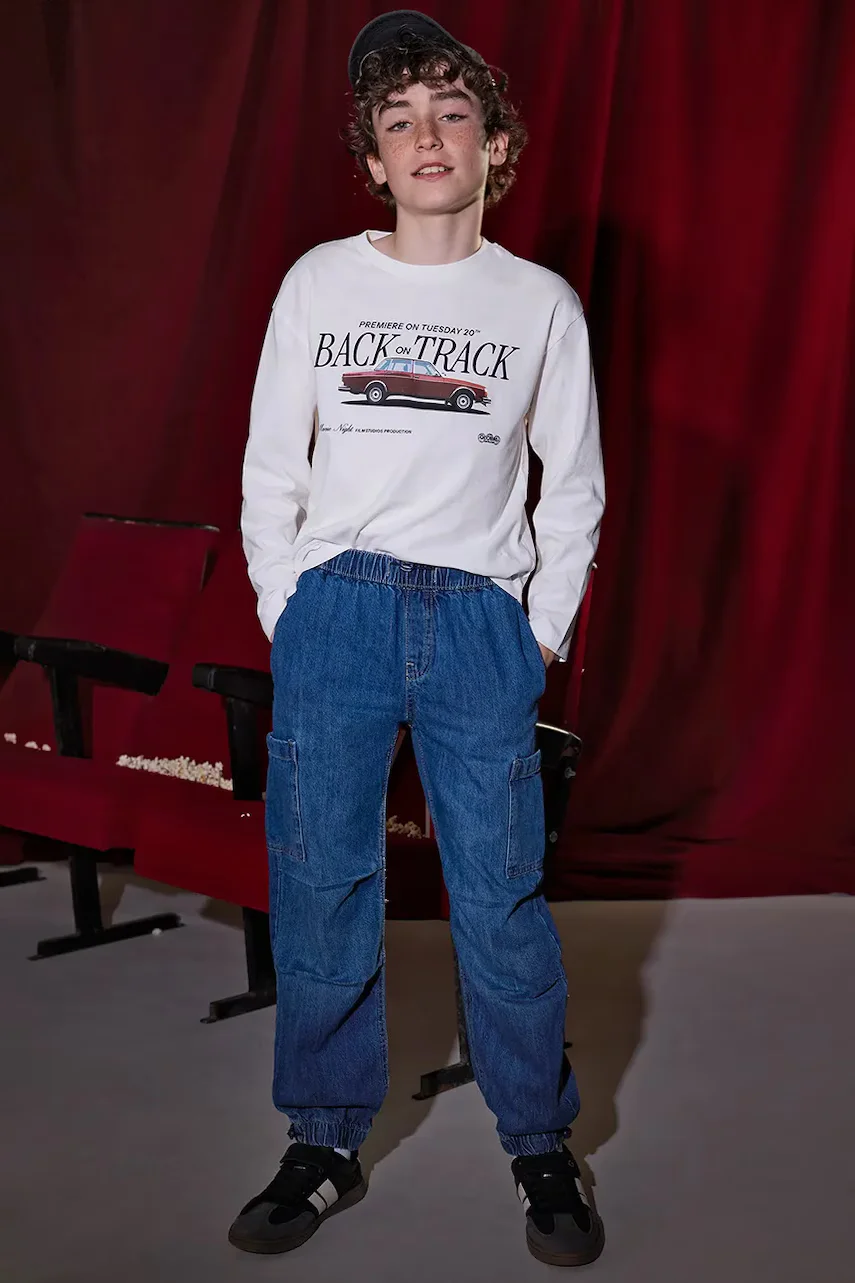 Mayoral Детски дънки denim cargo