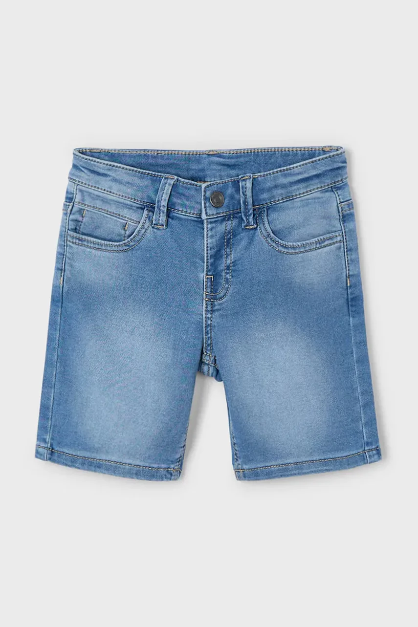 Mayoral Детски дънков къс панталон soft denim