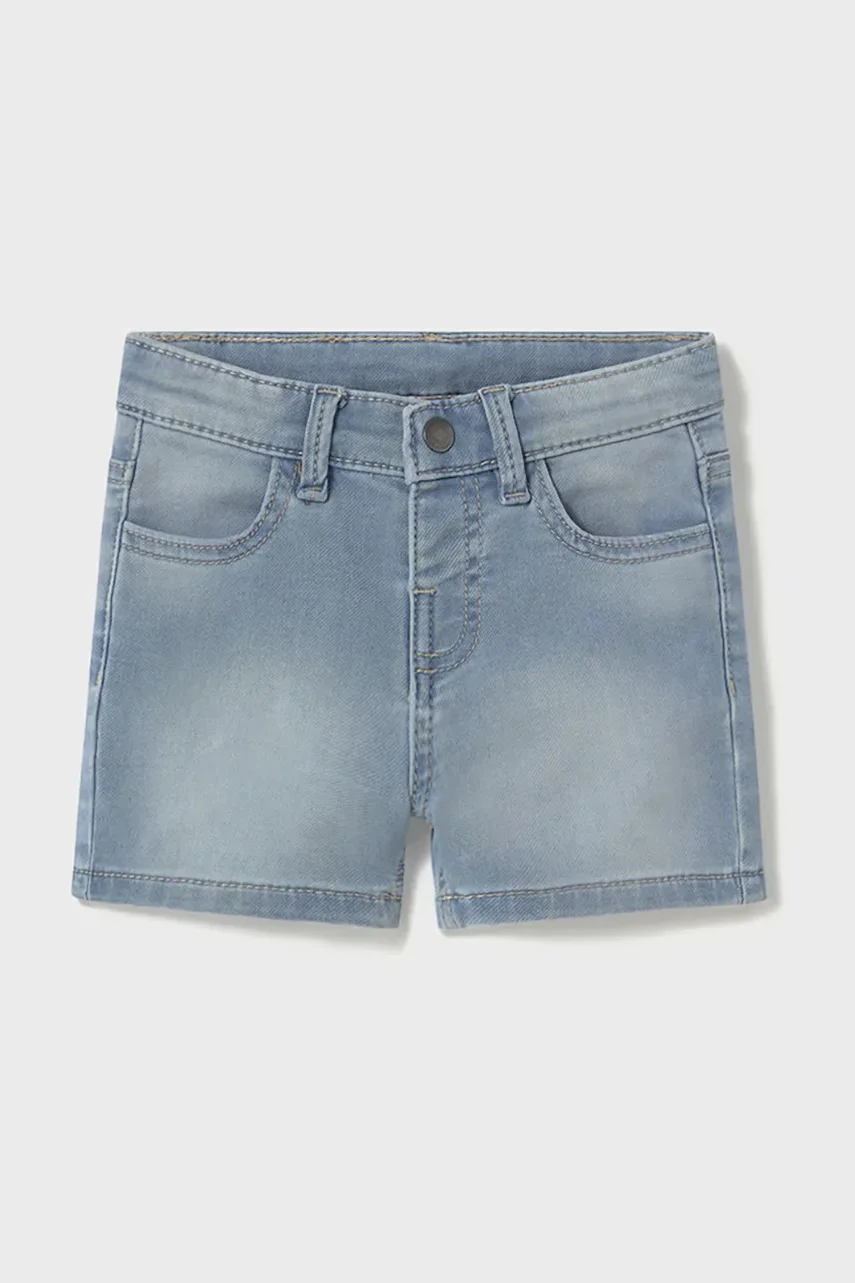 Mayoral Детски дънков къс панталон soft denim