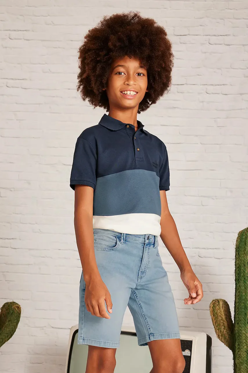 Mayoral Детски дънков къс панталон soft denim