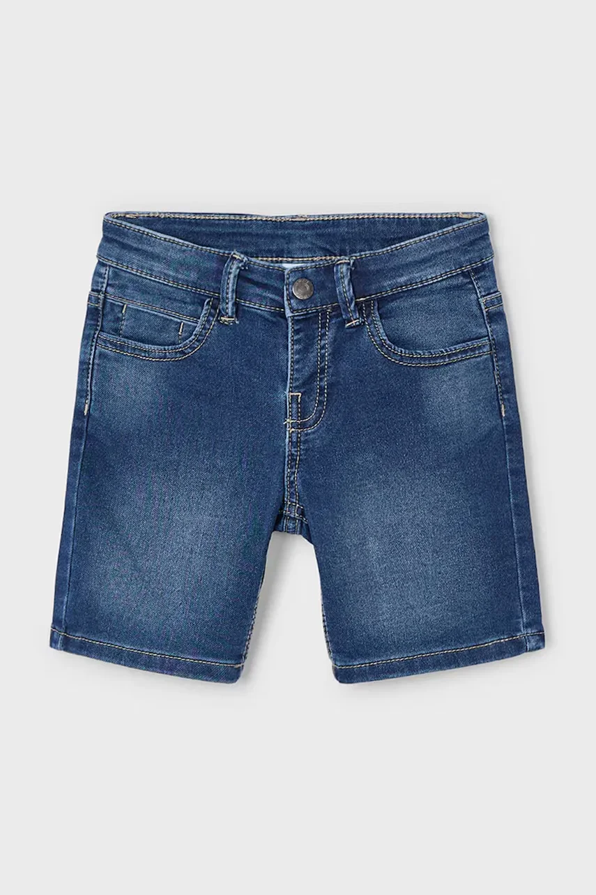 Mayoral Детски дънков къс панталон soft denim