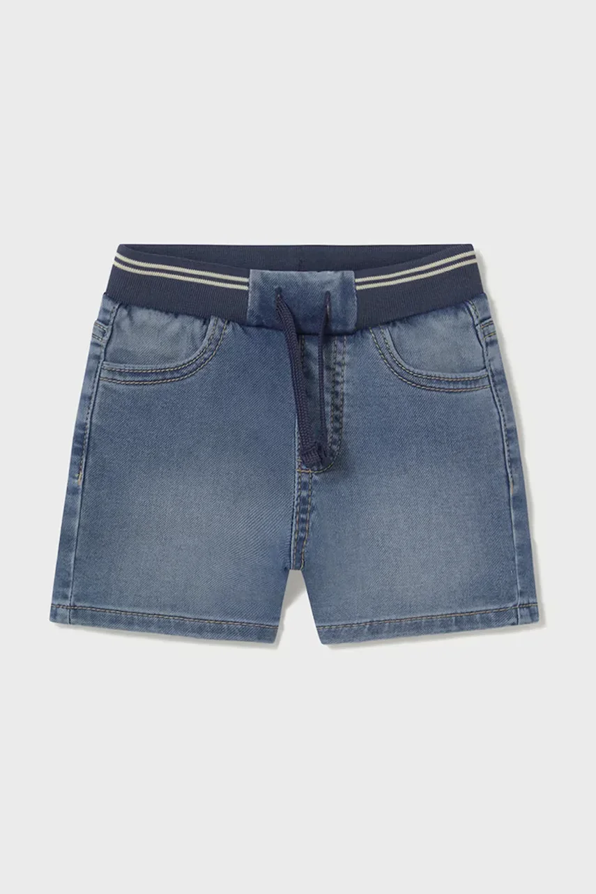 Mayoral Детски дънков къс панталон soft denim jogger