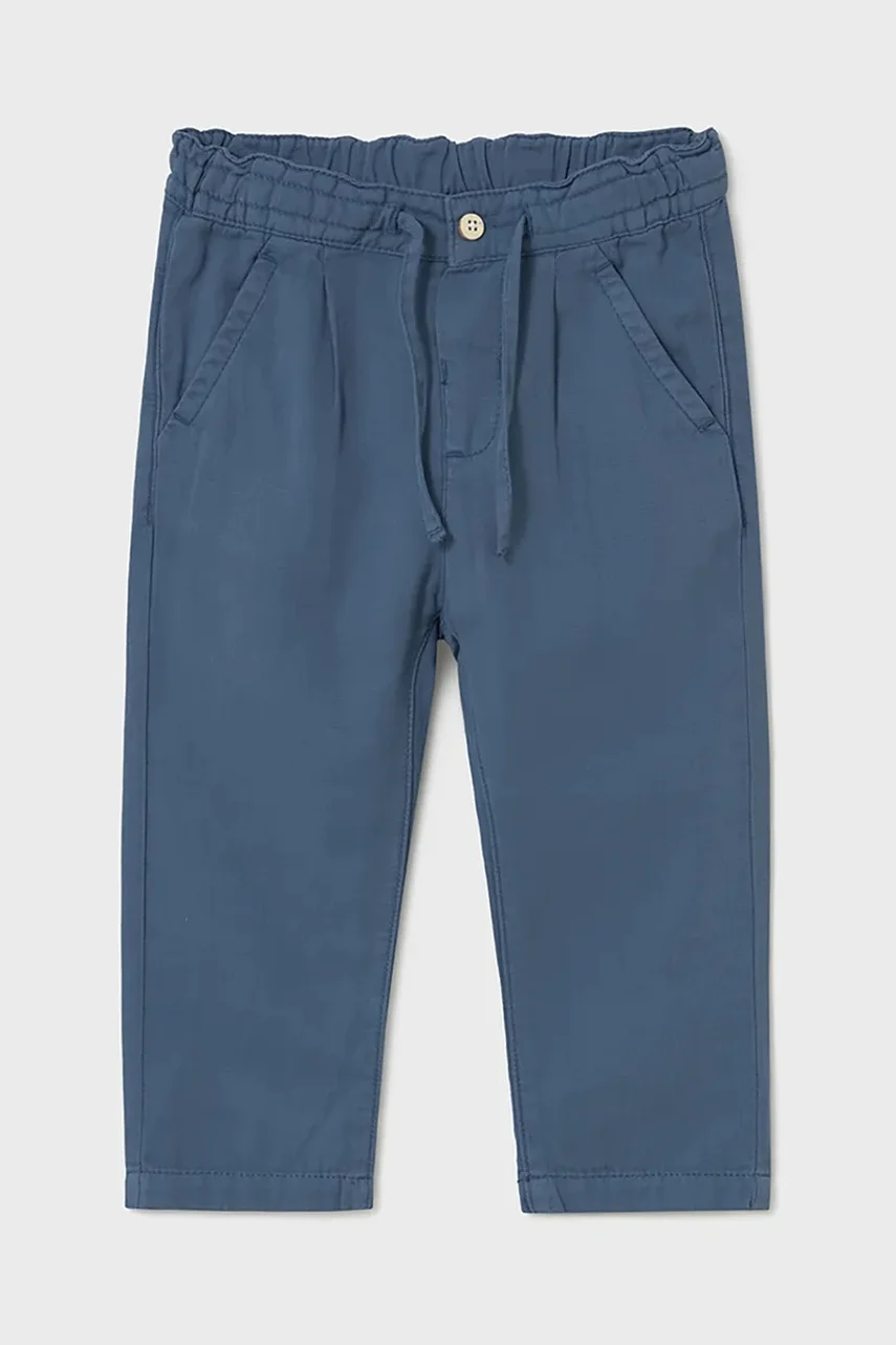 Mayoral Детски панталон с лен relaxed fit