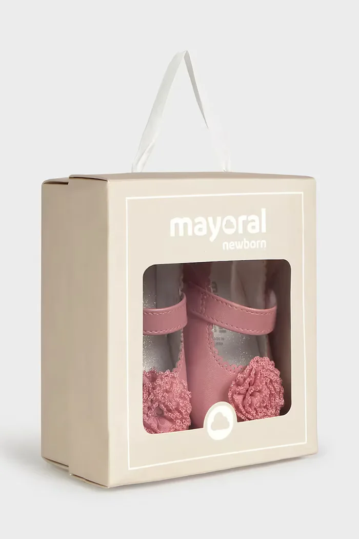 Mayoral Newborn балеринки за бебе розови 9159