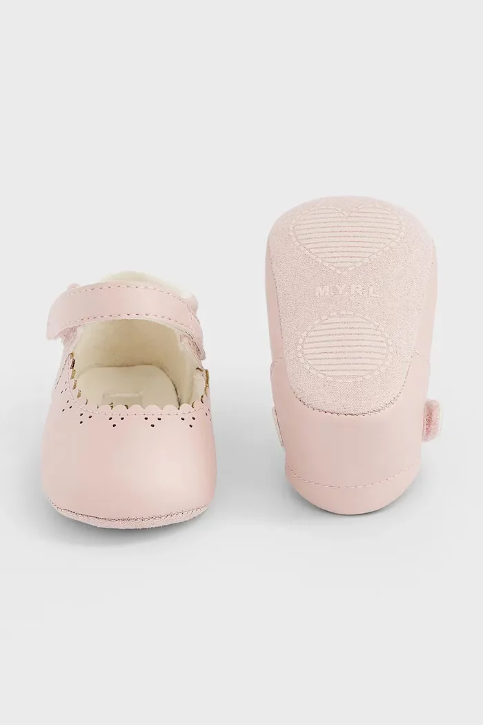 Mayoral Newborn балеринки за бебе розови 9161