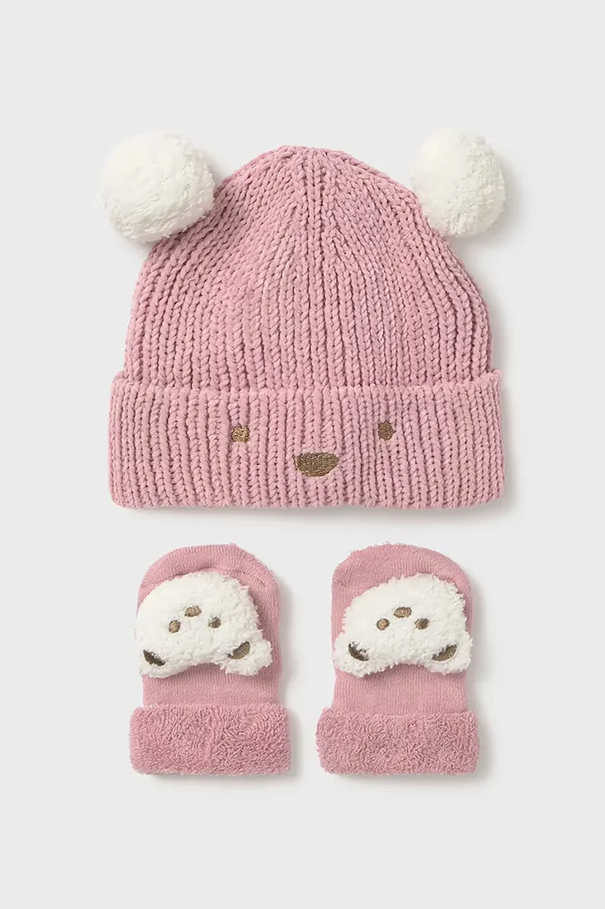 Mayoral Newborn Бебешка шапка и чорапи