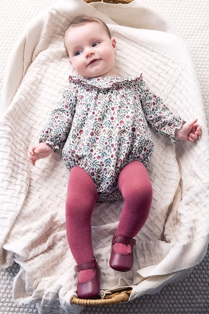 Mayoral Newborn бебешки гащеризон за деца от памук виолетов 2672