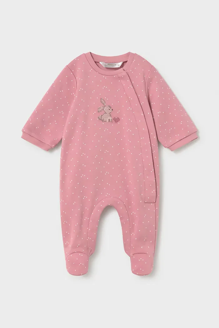 Mayoral Newborn бебешки гащеризон за спане за бебе от памук 2 броя розов 2751