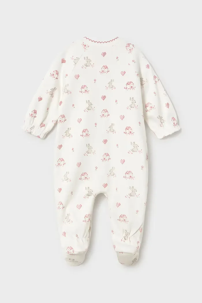 Mayoral Newborn бебешки гащеризон за спане за бебе от памук 2 броя розов 2751