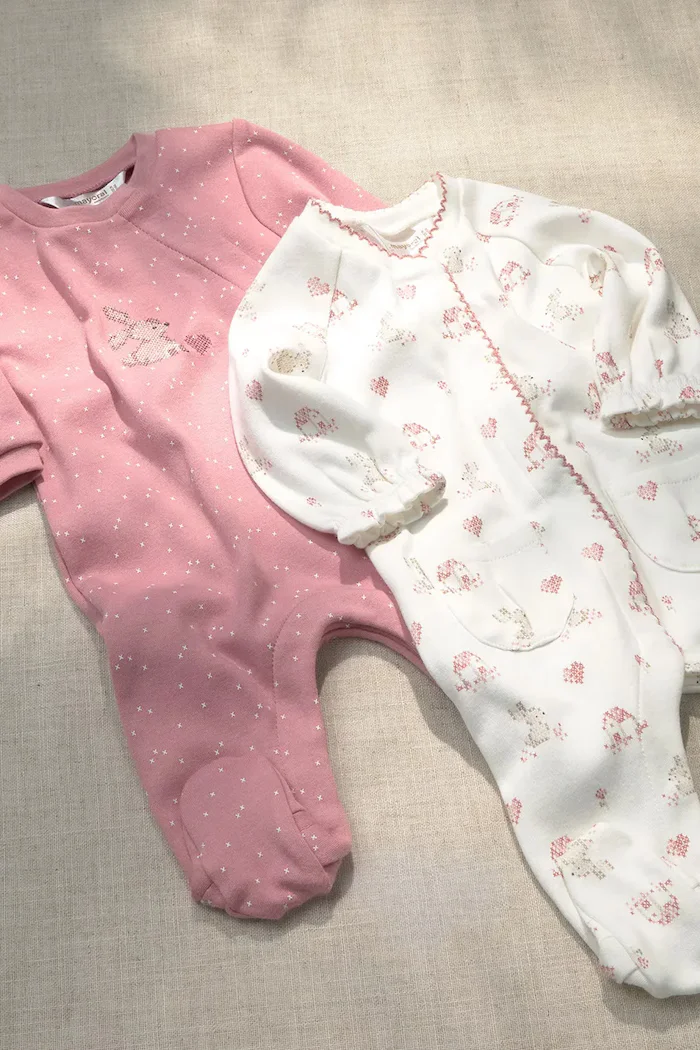 Mayoral Newborn бебешки гащеризон за спане за бебе от памук 2 броя розов 2751