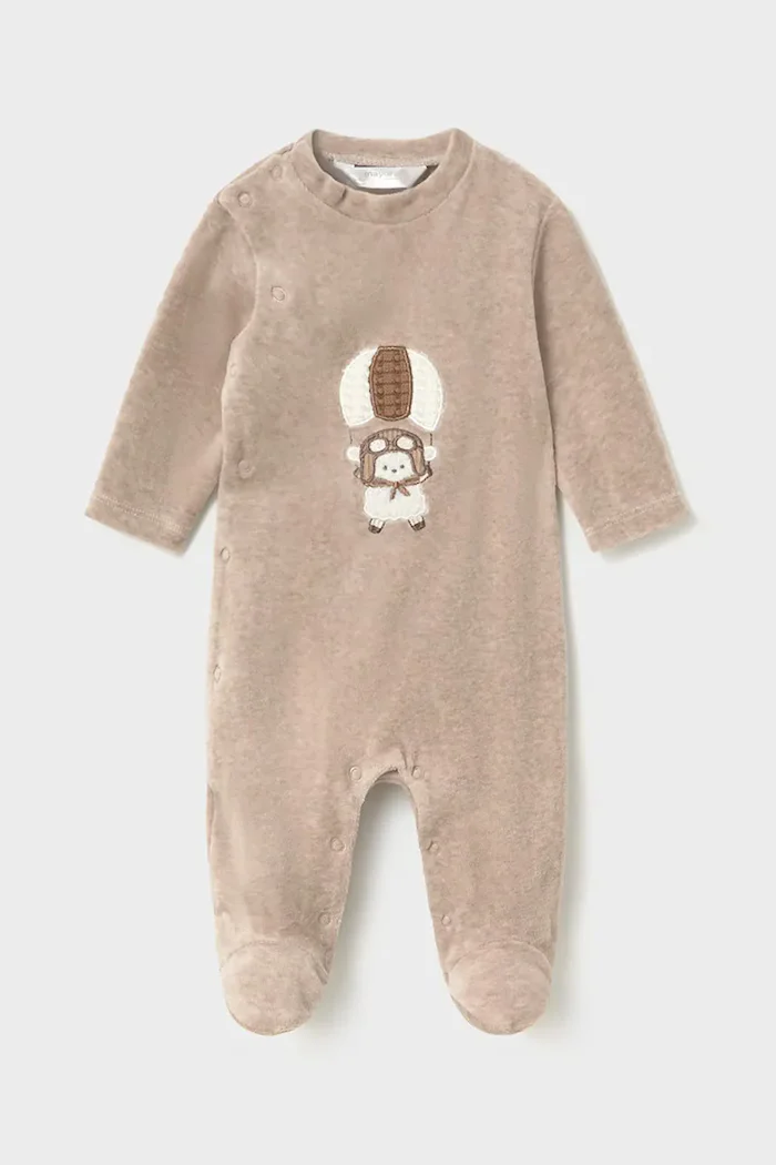 Mayoral Newborn бебешки гащеризон за спане за деца 2 броя бежов 2763