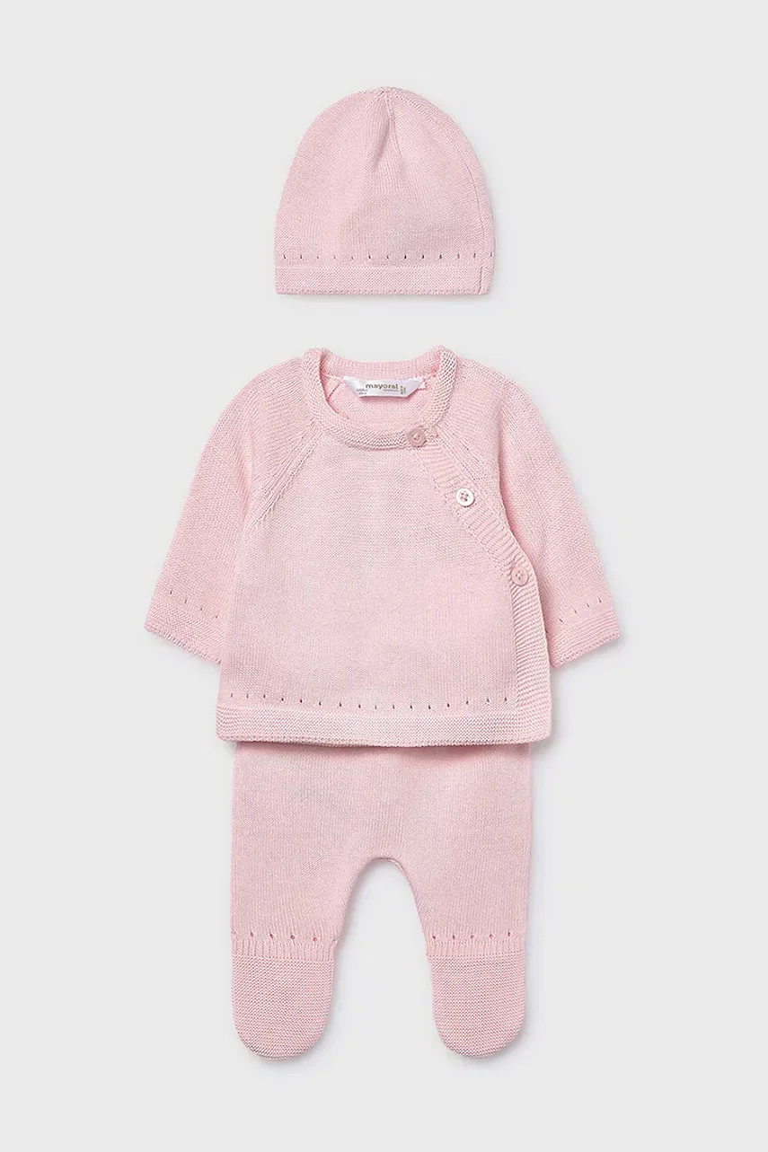 Mayoral Newborn Бебешки памучен комплект