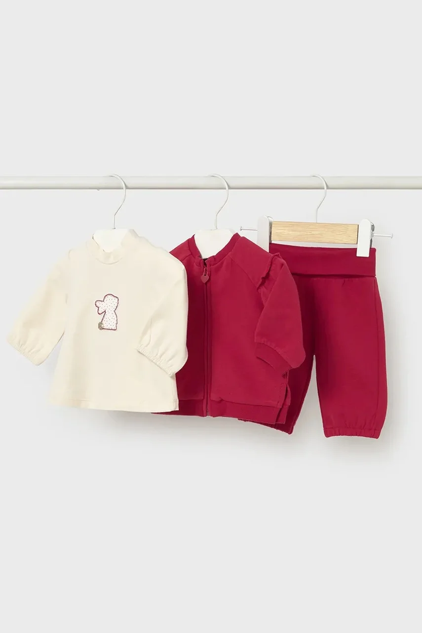 Mayoral Newborn Бебешки памучен спортен комплект