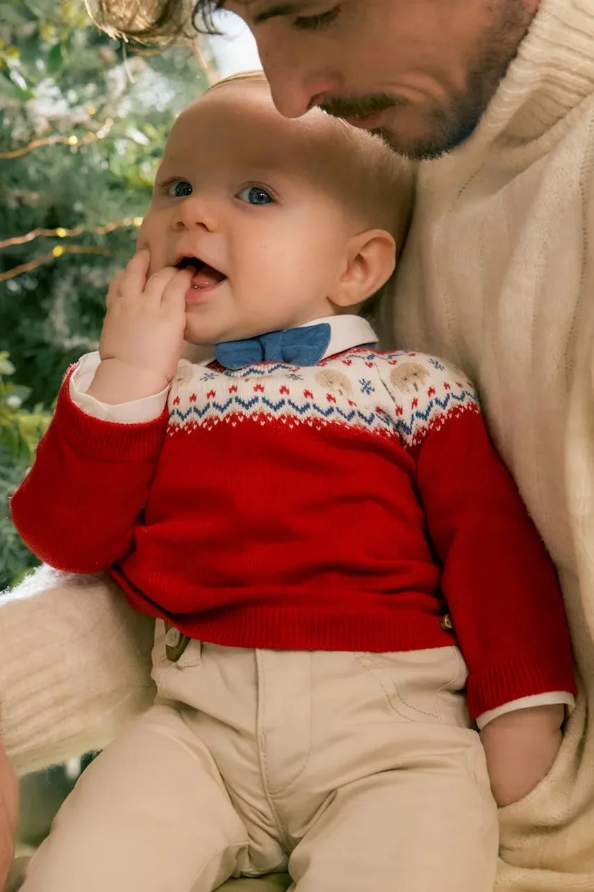 Mayoral Newborn Бебешки пуловер с вълна