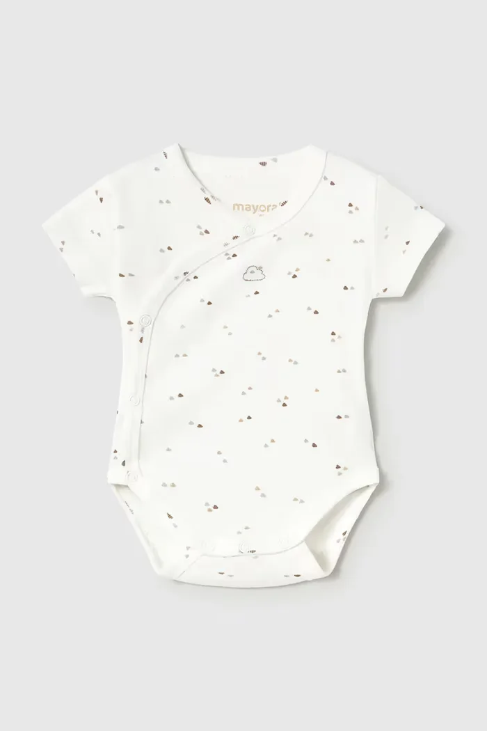 Mayoral Newborn боди за деца от памук бежово 2703