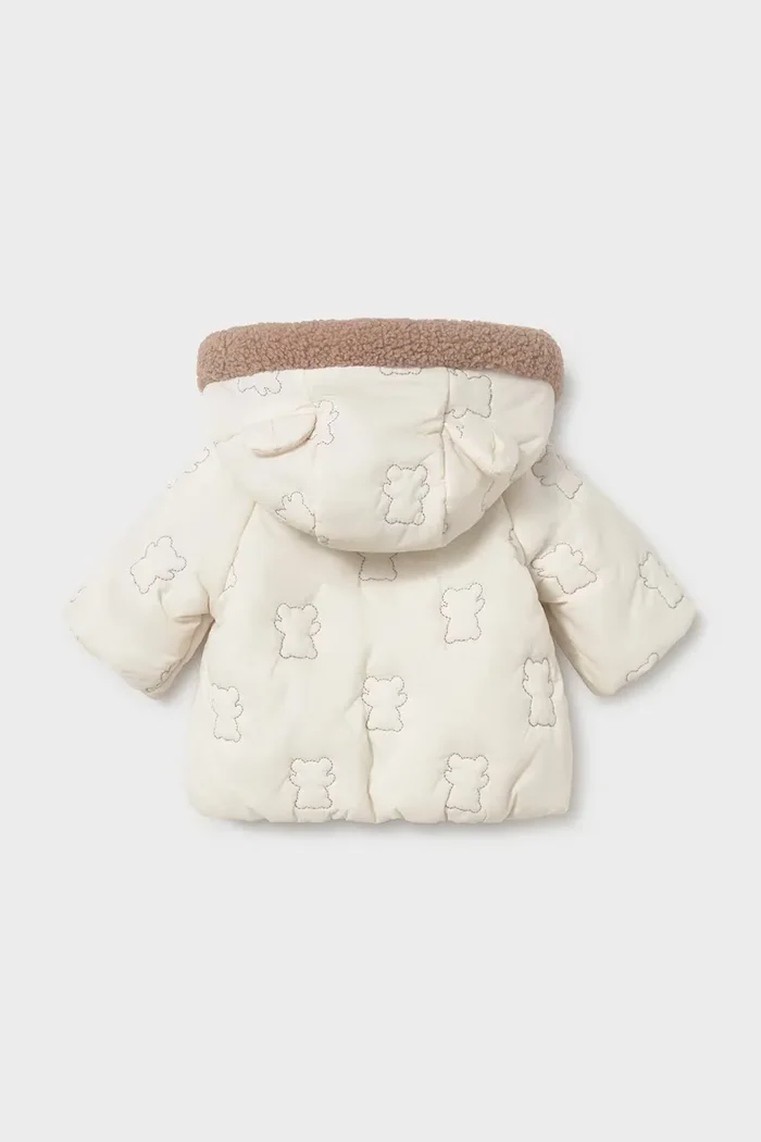 Mayoral Newborn двустранно яке за бебе бяло 2413