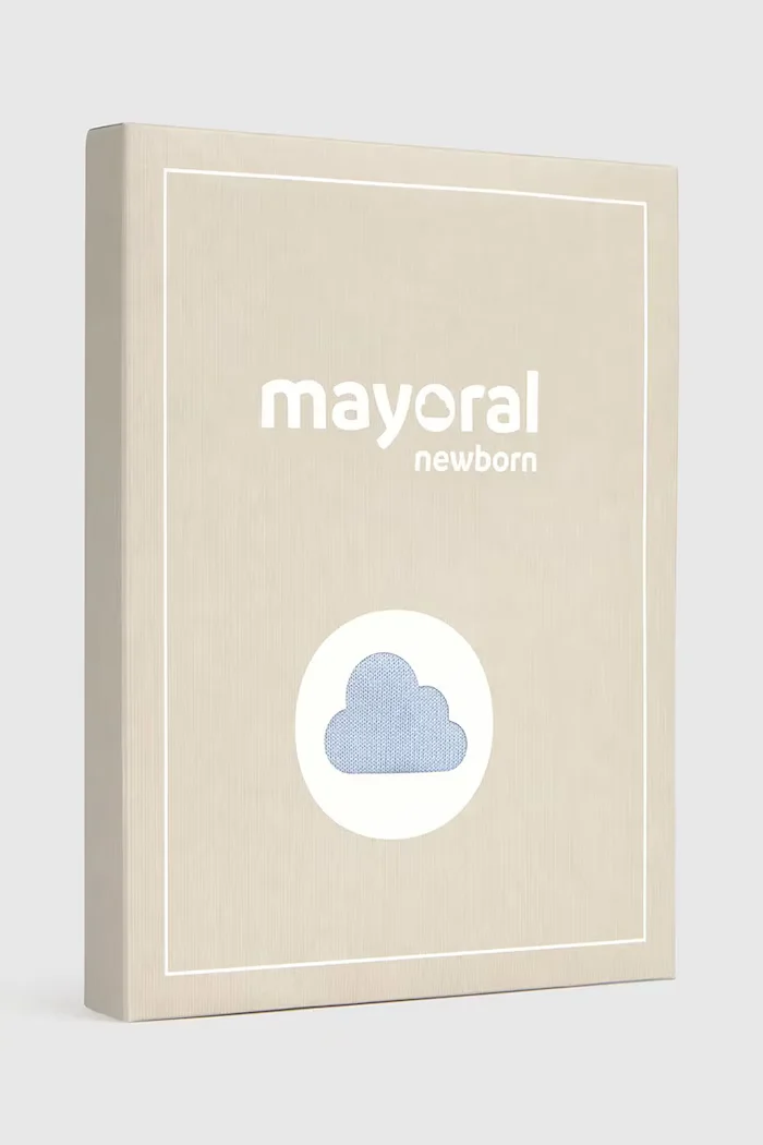 Mayoral Newborn комплект за бебе от памук син 2502