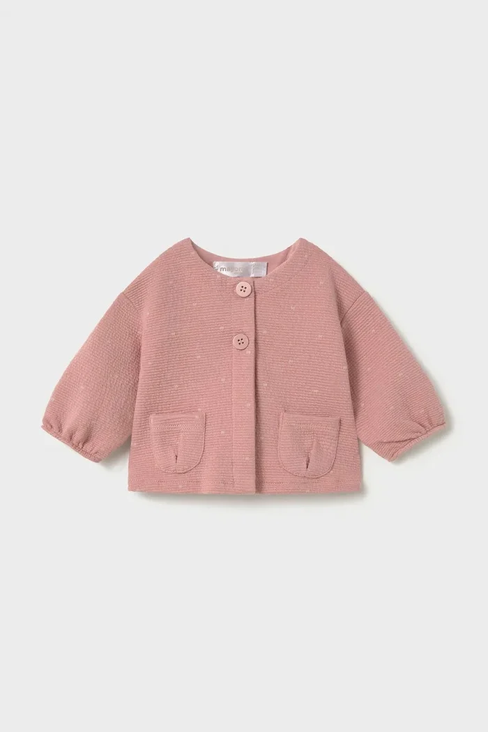 Mayoral Newborn комплект за бебе с памук розов 2655