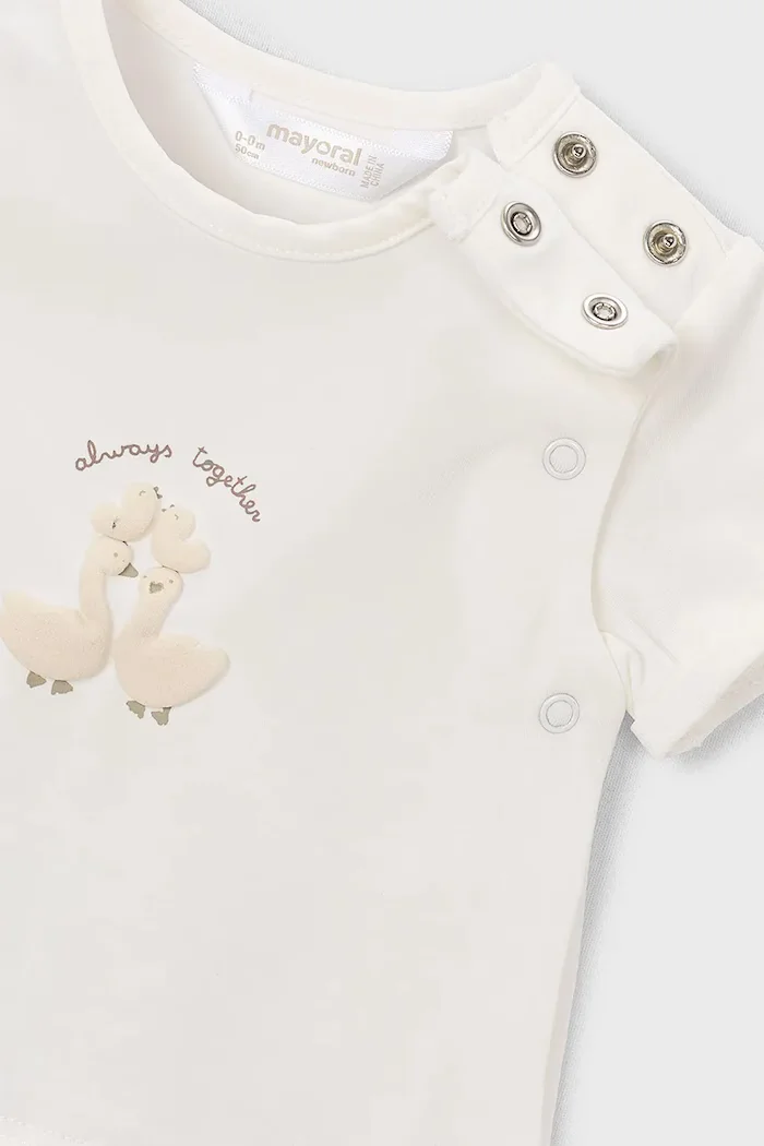 Mayoral Newborn Комплект за бебета в бежово 1894