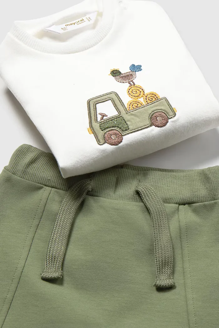 Mayoral Newborn комплект за деца зелен 2683